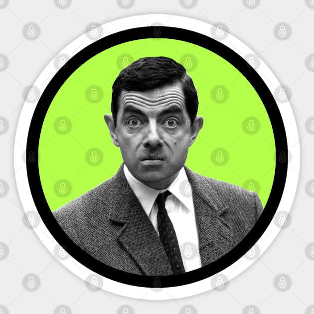 Mr Bean Sticker by Printnation